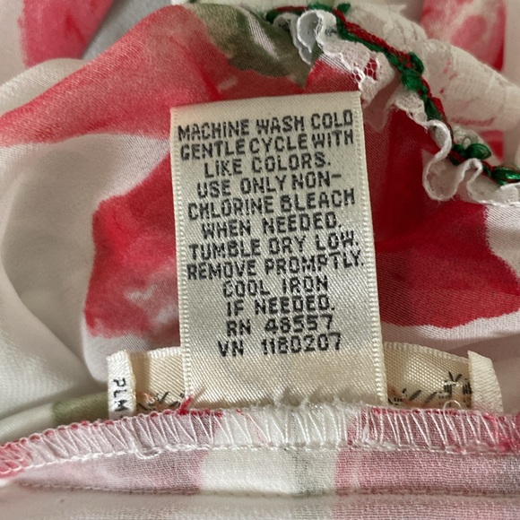 REDUCED 💝 Vtg 80’s “Private Luxuries” flowers honey moon long robe! Size Medium - Picture 15 of 15